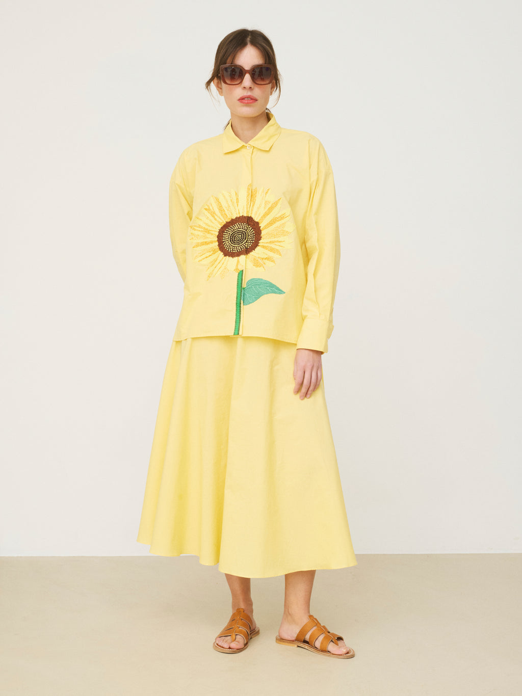 GRETA SHIRT - SUNFLOWER