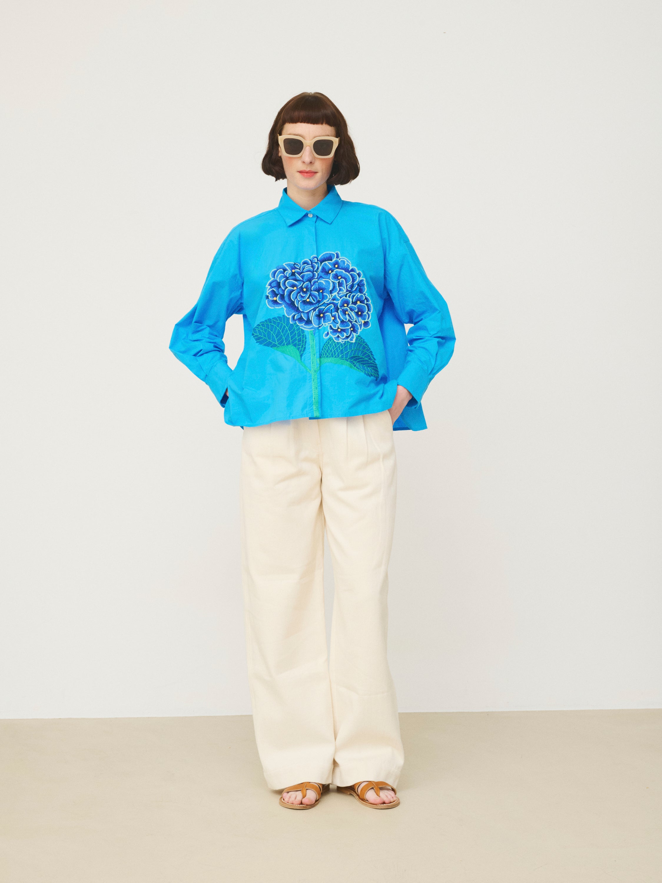 CHEMISE GRETA - HORTENSIA