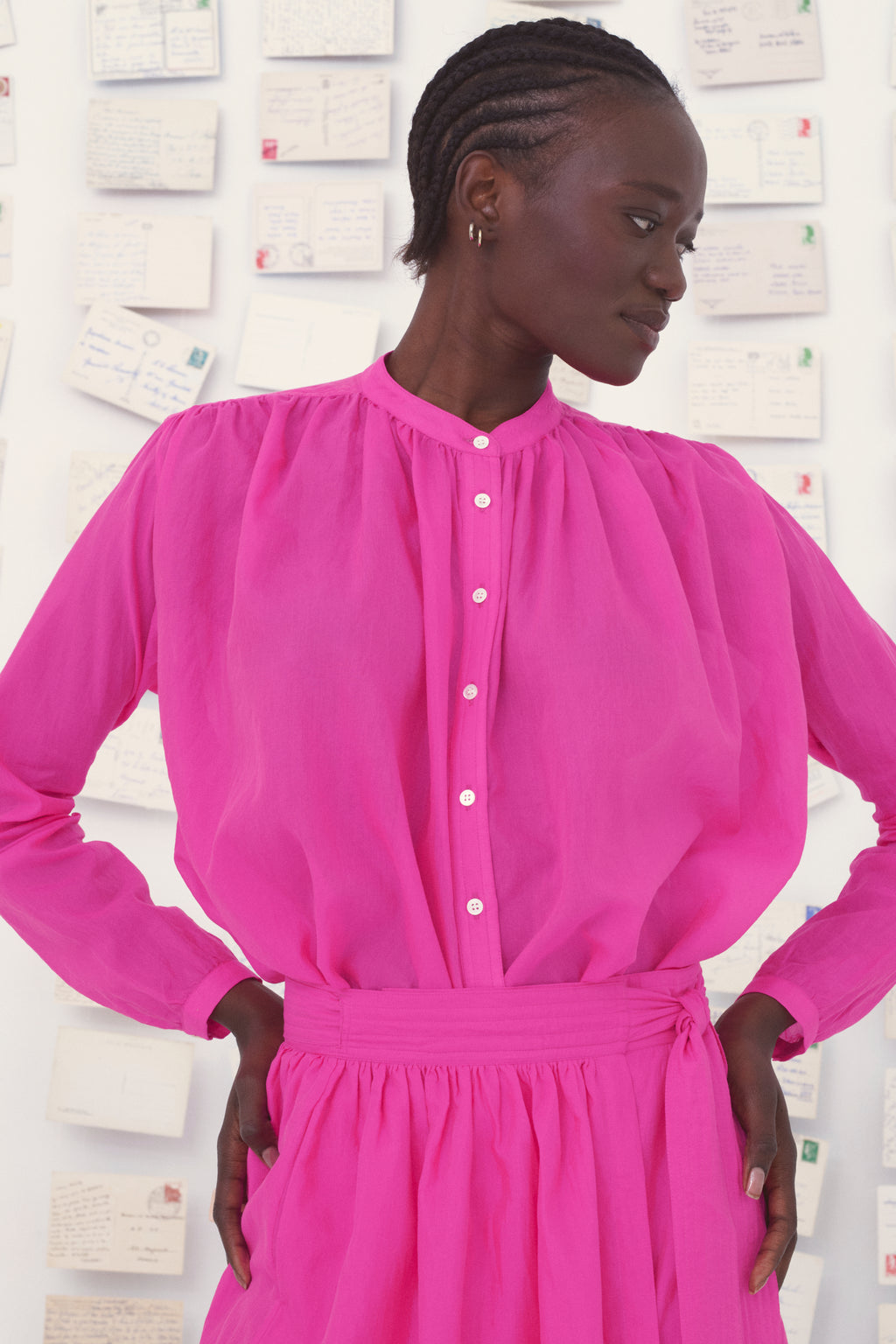 NATHALIE SHIRT - SOLIDS