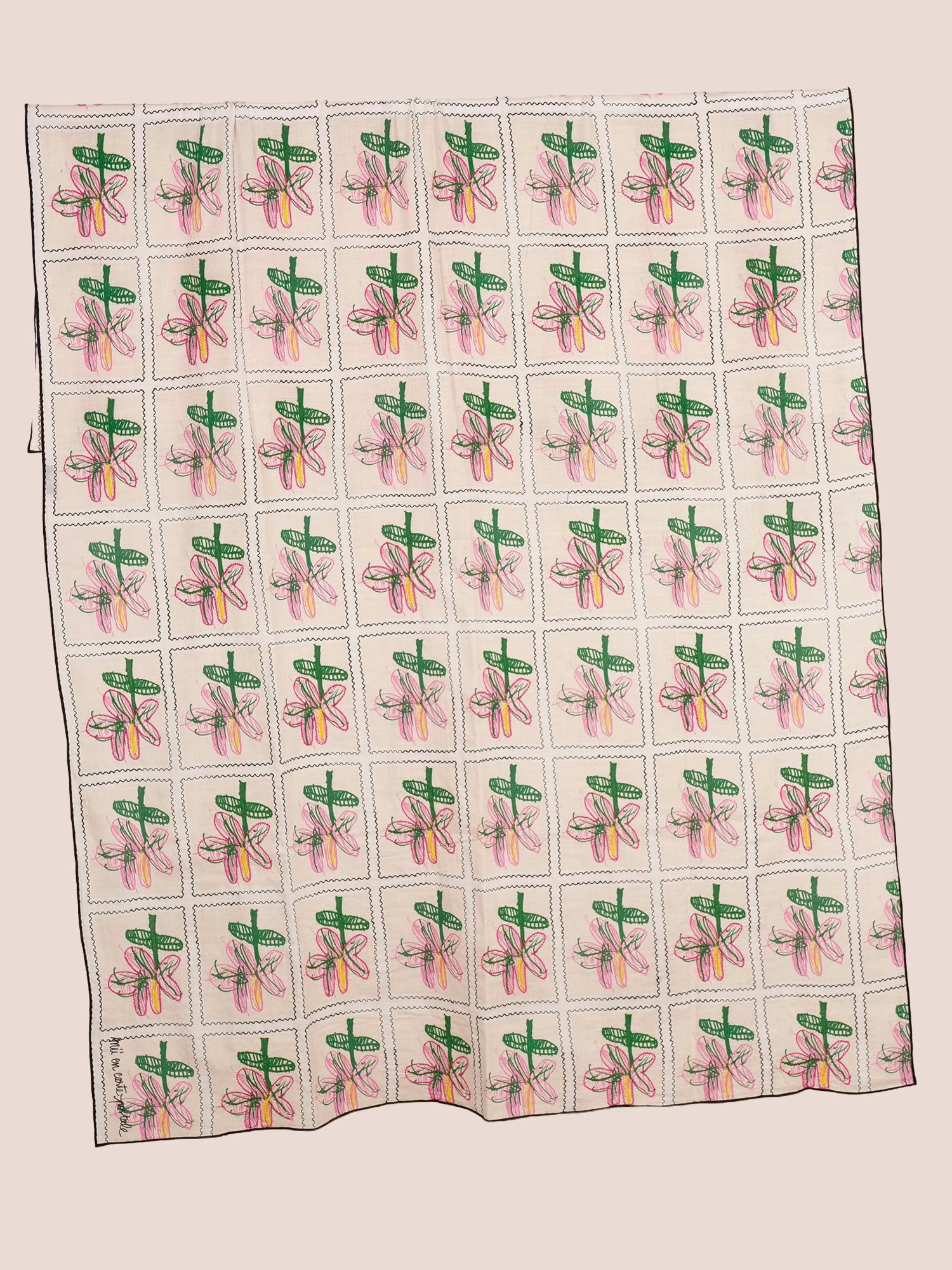 FOULARD FLEURS MINA - LA PROVENCE