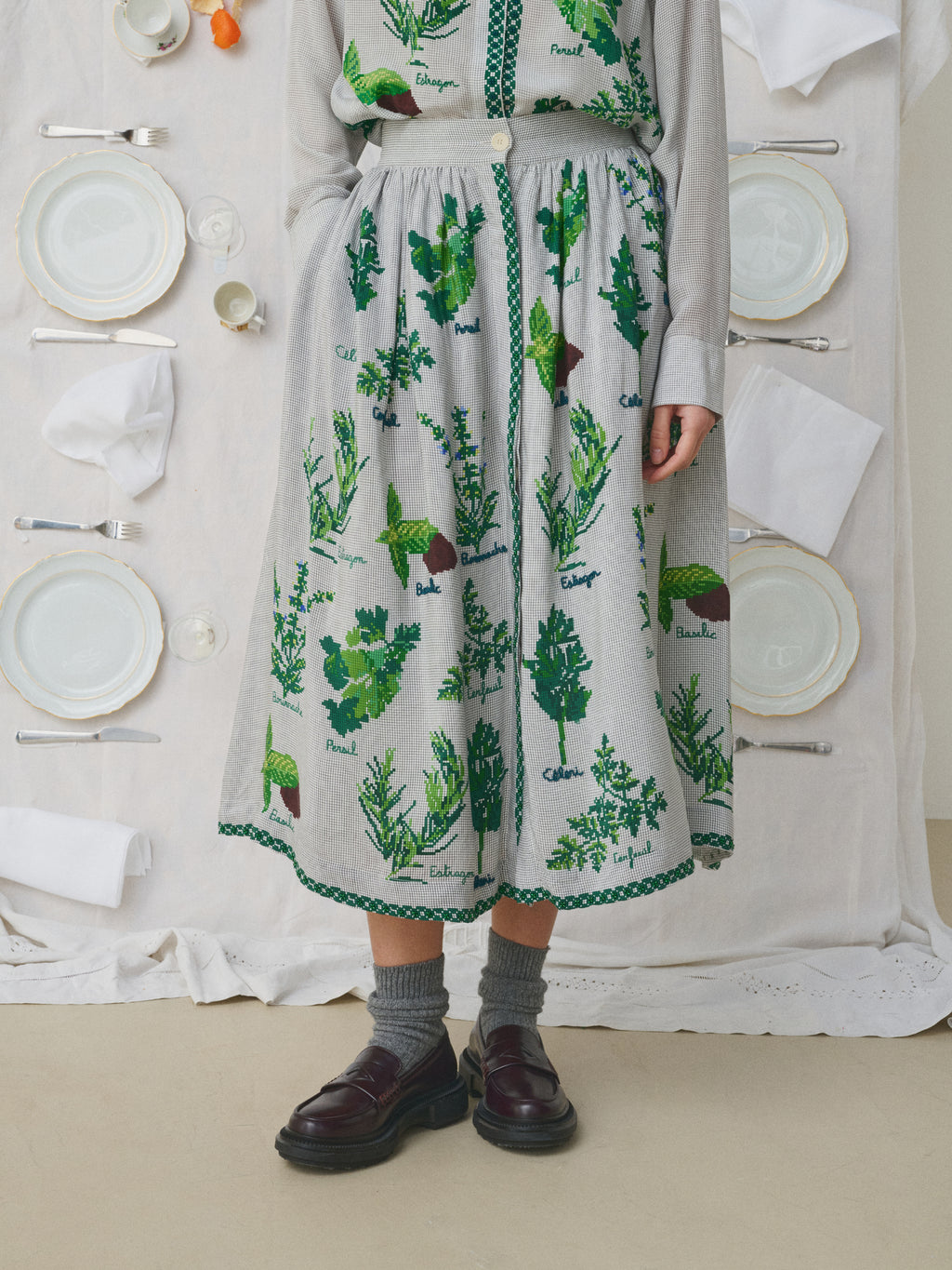 JUPE MONA - LE POTAGER