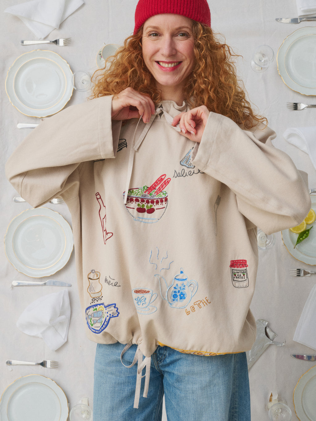 SWEATSHIRT SWAN - LA TABLE