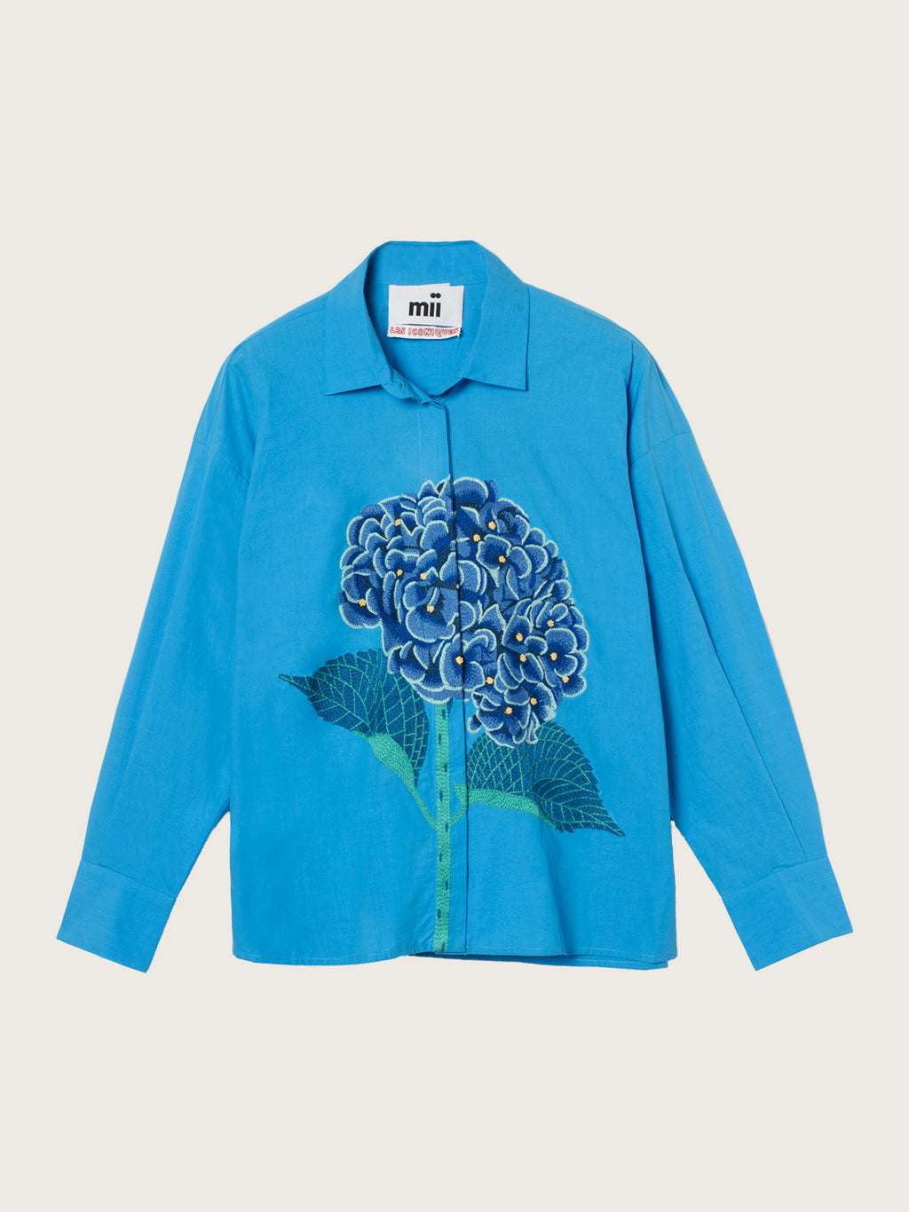 GRETA SHIRT - HYDRANGEA