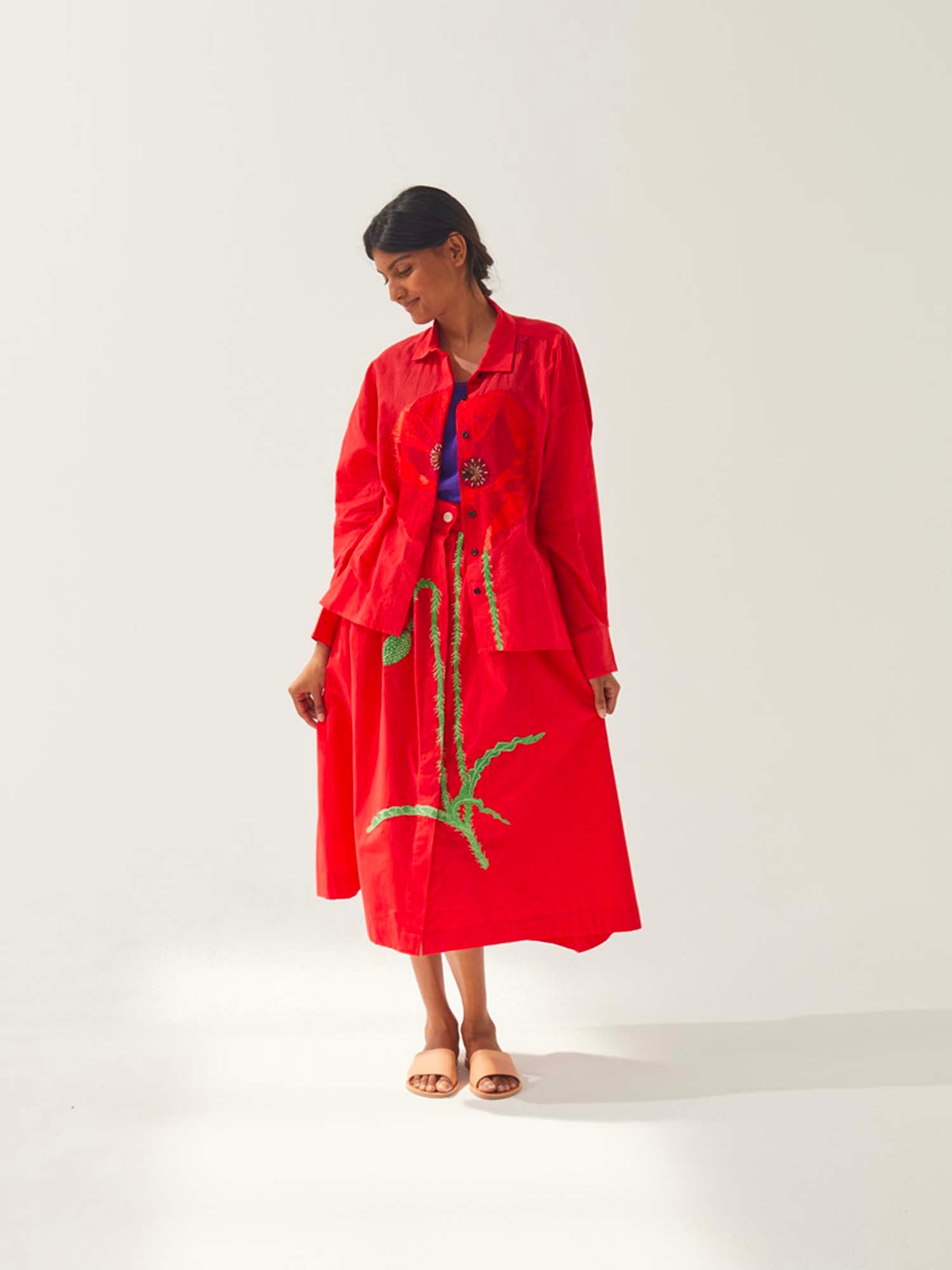 skirt-mona-lestiges-poppyred